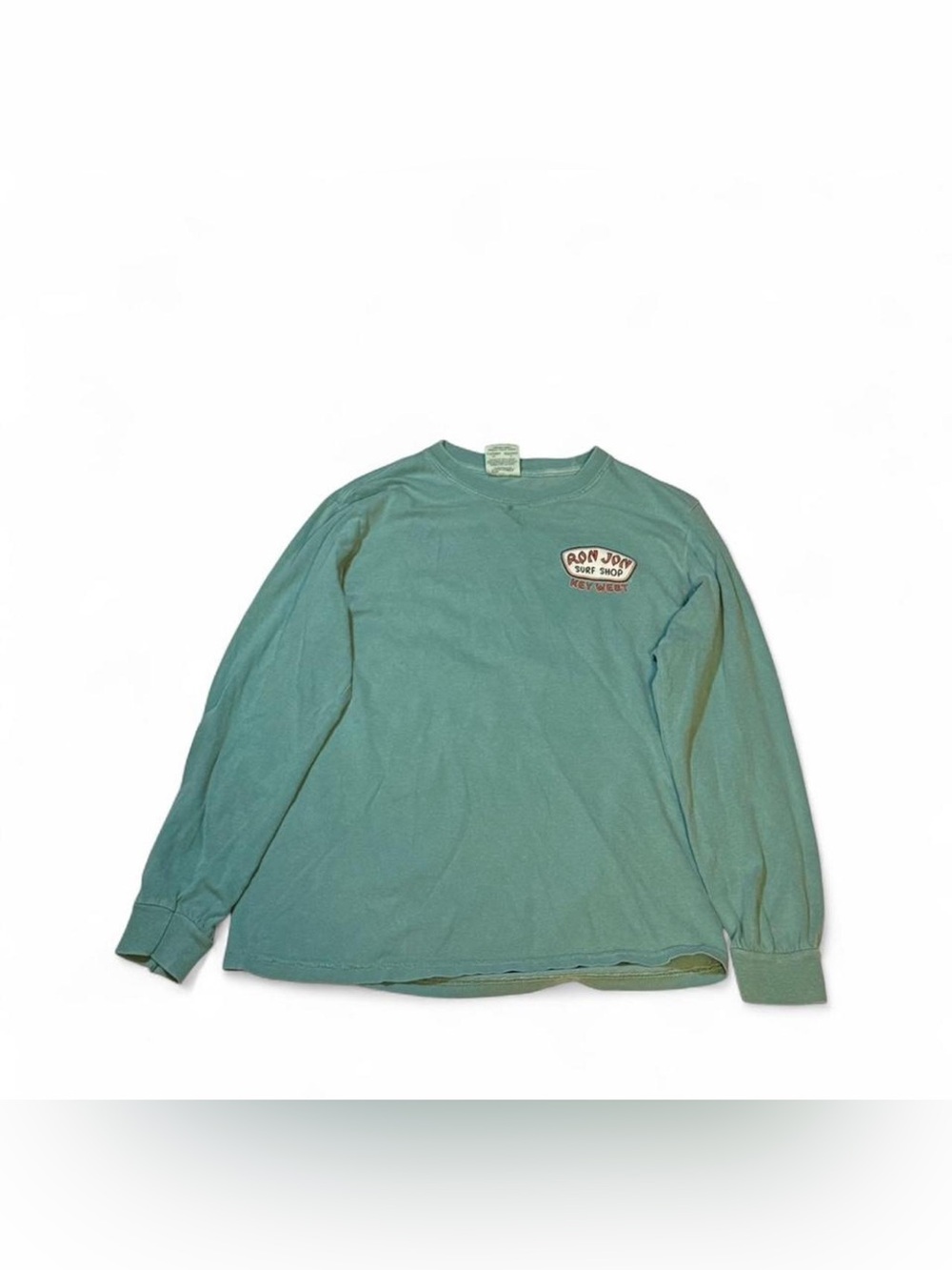 Ron Jon Teal Key West Logo Long Sleeve